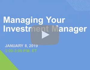 Managing Your Investment Manager