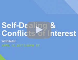 Self-Dealing and Conflicts of Interest