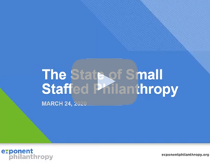 The State of Small-Staffed Foundations, 2022